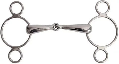 Produktbild von T de T Ringtrense aus Edelstahl mit 3 Ringen in Silber 115