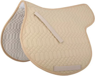 Produktbild von T de T Satteldecke aus Baumwolle für Warmblut in Beige