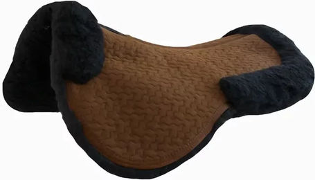 Produktbild von T de T Sattelpad Kontur des Sattels aus Leder in Braun