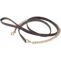 Produktbild von T de T Schauleine mit doppelter Kette aus Leder in Braun