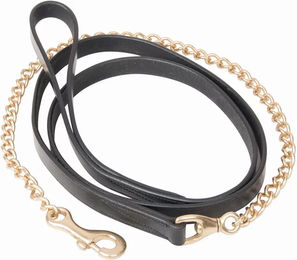 Produktbild von T de T Schauleine mit doppelter Kette aus Leder in Schwarz