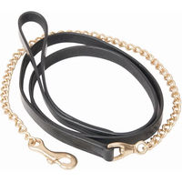 Produktbild von T de T Schauleine mit doppelter Kette aus Leder in Schwarz