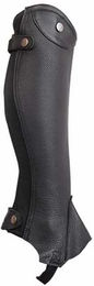 T de T Schubert Minichaps aus Leder Schwarz Unisex Größe M – Bild 1 von 1