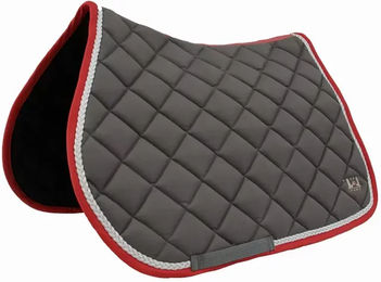 T de T Springschabracke Fontainebleau für Ponys in Grau aus Polyester – Bild 1 von 1