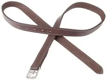 Produktbild von T de T Steigbügelriemen aus Leder und Nylon in Braun