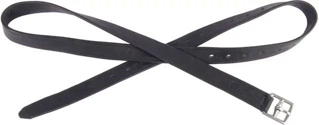 Produktbild von T de T Steigbügelriemen Turnier Leder Schwarz Einzig