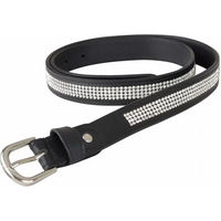 Produktbild von T de T Strass-Gürtel aus Leder Schwarz 95 cm Unisex