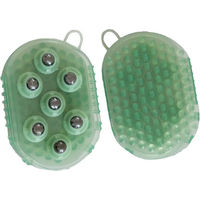Produktbild von T de T Striegel Massagehandschuh aus Gummi Grün