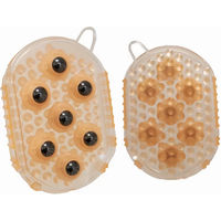Produktbild von T de T Striegel Massagehandschuh aus Gummi Orange