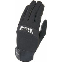 Produktbild von T de T Ultimate Reithandschuhe Sommer aus Leder Schwarz XXL