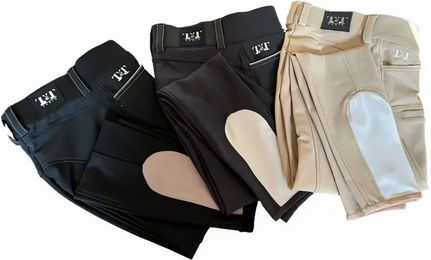 Produktbild von T de T Ultime Reithose Damen Mid Grip Schwarz Größe 36