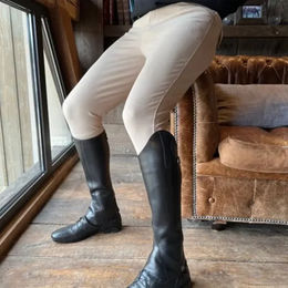 Produktbild von T de T Ultime Reithose Mid Grip für Herren in Grau aus Nylon Größe 46