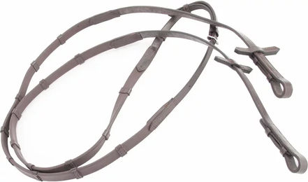 Produktbild von T de T Ultra Grip Zügel für Pferde 16 mm Braun mit Edelstahl