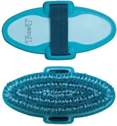 Produktbild von T de T Weiche Pferdebürste aus Nylon in Blau oder Türkis