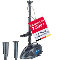 Produktbild von T.I.P. Wasserspielpumpe WPS 3000 R für den Teich, 3000 l/h, 55 Watt, Schwarz