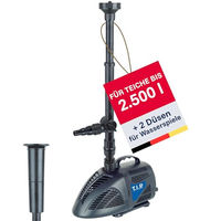 Produktbild von T.I.P. WPS 1000 R Wasserspielpumpe für Teich und Zierbrunnen mit 1000 l/h Fördermenge