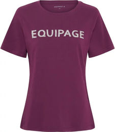 Produktbild von T-Shirt Equipage Telina für Damen in Lila Größe XS
