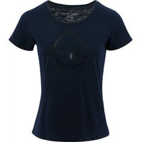 Produktbild von T-Shirt Equithème Claire für Damen aus Baumwolle Blau Größe L