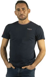 Produktbild von T-Shirt Flags&Cup France Collection aus Baumwolle für Herren in Blau Größe S
