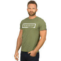 Produktbild von T-Shirt Flags&Cup für Herren aus Baumwolle Grün XL