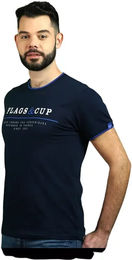 Produktbild von T-Shirt Flags&Cup für Herren in Blau Größe L