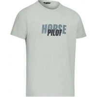 Produktbild von T-Shirt Horse Pilot für Herren aus GOTS-Baumwolle in Grau Größe M