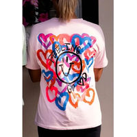 Produktbild von T-Shirt Ju & Pa Graphiti für Damen in Rosa