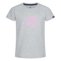Produktbild von T-Shirt Lucky Gabi für Kids aus Baumwolle Grau Größe 104-110