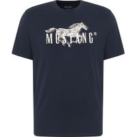 Produktbild von T-Shirt Style Austin Mustang aus Bio-Baumwolle für Herren in Blau Größe S