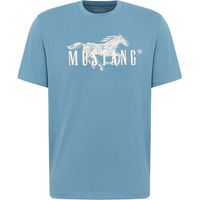 Produktbild von T-Shirt Style Austin Mustang aus Bio-Baumwolle für Herren in Blau Größe XL