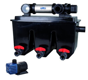 Produktbild von T.I.P. Profi Teichfilter Teichaußenfilter-Set MTS 30000 UV 24 INOX