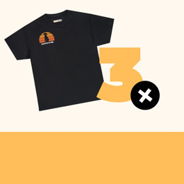 Produktbild von T-Shirt Bundle "Always by my Side" X3 [Schwarz]