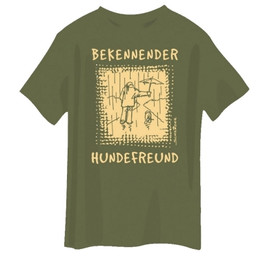 Produktbild von T-Shirt mit Hundemotiv Bekennender Hundefreund