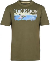 Produktbild von T-Shirt mit Siebdruck Ente PERCUSSION