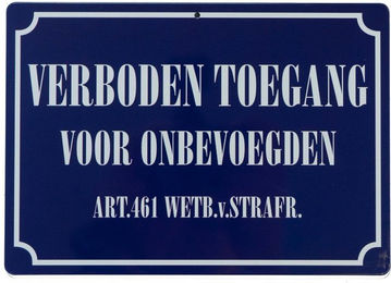 Produktbild von Tafel Warnzeichen Red Horse