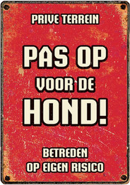 Produktbild von Tafel Warnzeichen Red Horse