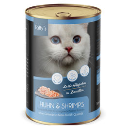 Produktbild von Taffy's Zarte Häppchen Huhn & Shrimps 1 x 400 g
