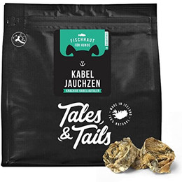 Produktbild von Tales & Tails Hundesnack Kabeljauchzen - 150 g