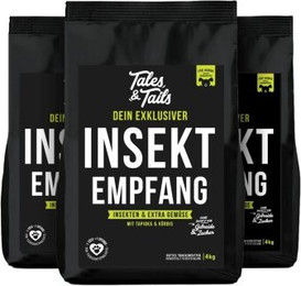Produktbild von Tales & Tails Softes Trockenfutter Dein exklusiver InSektempfang 3x4 kg