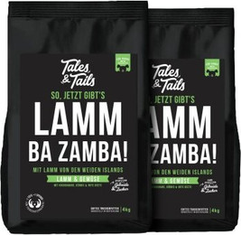 Produktbild von Tales & Tails Softes Trockenfutter Jetzt gibt's LammBa Zamba! 2x4 kg