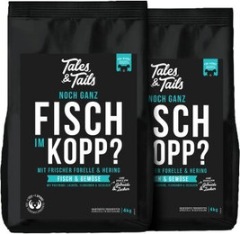 Produktbild von Tales & Tails Softes Trockenfutter Noch ganz Fisch im Kopp? 2x4 kg