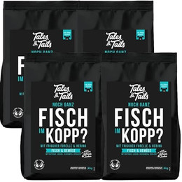 Produktbild von Tales & Tails Softes Trockenfutter Noch ganz Fisch im Kopp? 4x4 kg