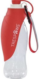 Produktbild von Tamu Trespaws Hunde-Wasserflasche mit Trinknapf Briefkasten rot