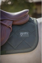 Produktbild von Tapis de selle pour cheval Pénélope New Strass