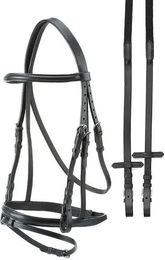 Produktbild von TATTINI Kopfteil mit Stirnriemen und Nasenriemen Englisch Leder flach, braun