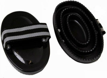 Produktbild von Tattini Striegel Waffel Hartgummi mit Leinwandschlaufe