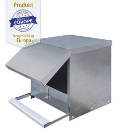 Produktbild von Taubenhaus verzinkt mit Schublade & Sitzstange - regensicher