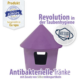 Taubentränke Kunststoff 1 Liter - ANTIBAKTERIELL – Bild 1 von 8
