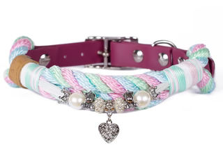 Produktbild von Tauhalsband mit Perlen Candy - XS