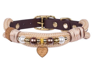 Produktbild von Tauhalsband mit Perlen Heidi XXL